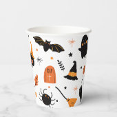 Halloween Party Papieren Bekers (Achterkant)