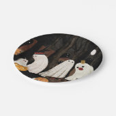 Halloween Party Papieren Bordje (Gekanteld)