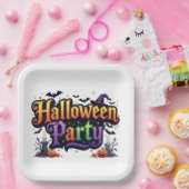 Halloween Party Papieren Bordje (Feest)