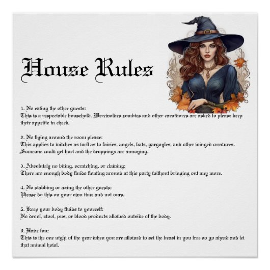 Halloween Party Perfect Poster (Voorkant)