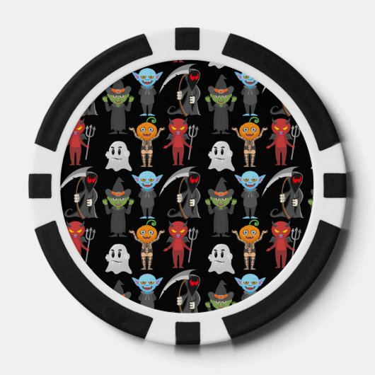 Halloween Party Poker Chips (Voorkant)