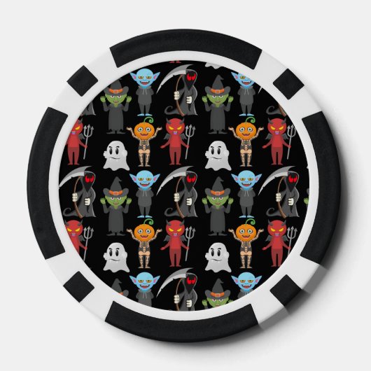 Halloween Party Poker Chips (Achterkant)