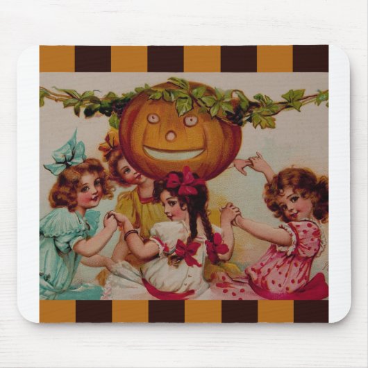 Halloween Party Pumpkin Art Muismat (Voorkant)