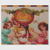 Halloween Party Pumpkin  Cadeaupapier (Vlak)
