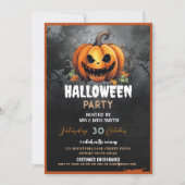 Halloween Party Pumpkin Horror eng Kaart (Voorkant)