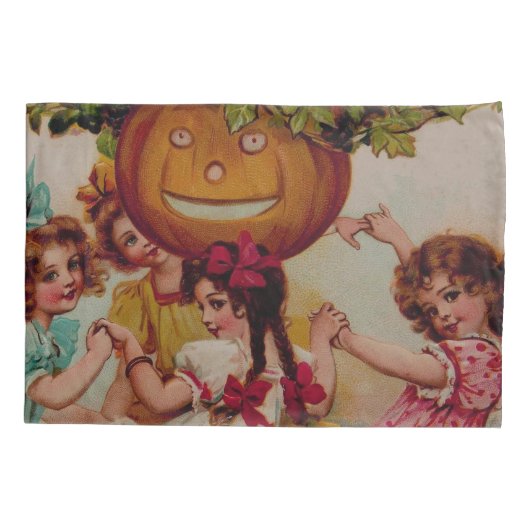 Halloween Party Pumpkin Kussensloop (Achterkant)