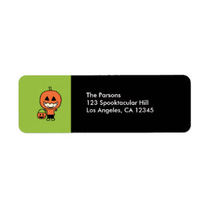 Halloween Party retour adres label