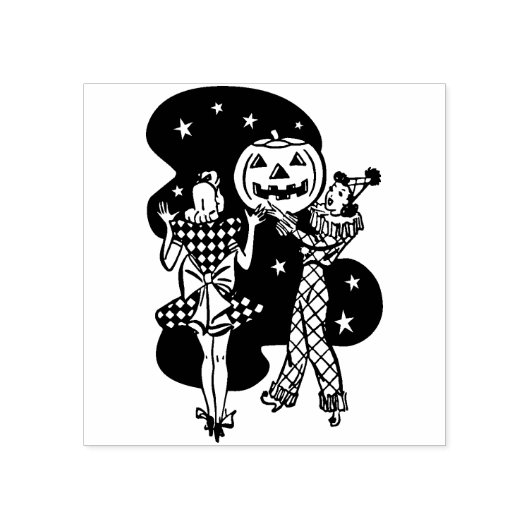  Halloween Party Rubber Stempel (Afrduk)