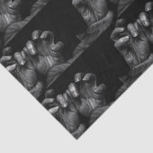 Halloween Party Scary Evil Hands Black Spooky Tissuepapier (Detail)