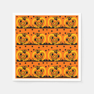 Halloween Party servet met pompoenen