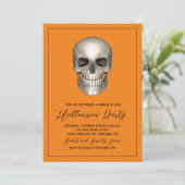 Halloween Party Skeleton Invitation (Debout devant)