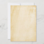 Halloween Party Skull House of Horrors Kaart (Achterkant)