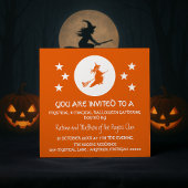 Halloween Party slaan uitnodigen, Sinaasappel Kaart