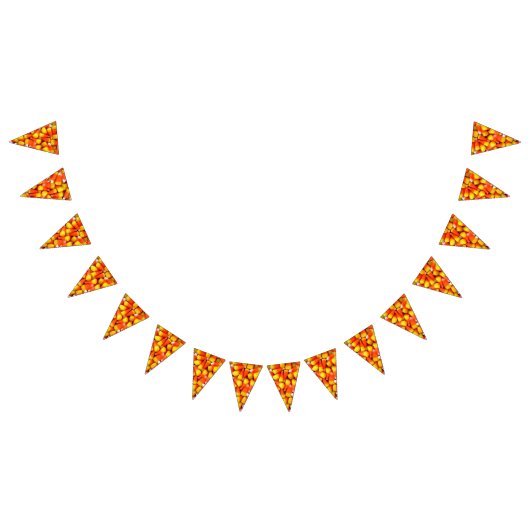 Halloween party snoepmaïs Bunting banner (Alle)