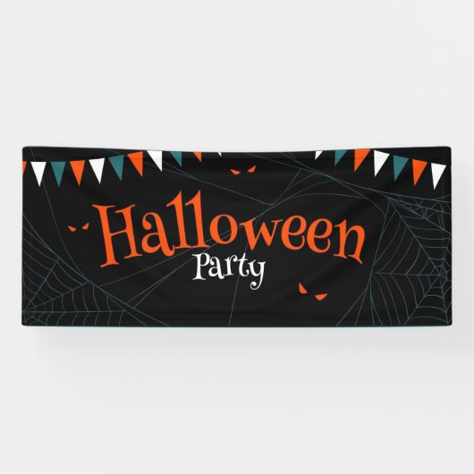 Halloween Party Spandoek (Horizontaal)