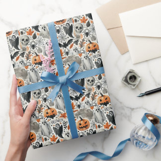 Halloween Party Special Gezellig en esthetisch Cadeaupapier