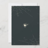 Halloween Party Spider Horreur Invitation effrayan (Dos)