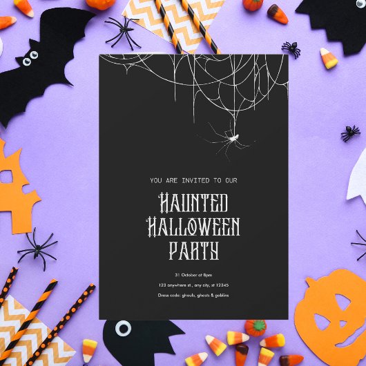 Halloween Party Spider Web beroemd gemaakt door Ha Kaart