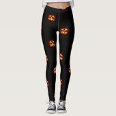 Halloween Party Spooky Scary Funny Pumpkins Leggings (Voorkant)