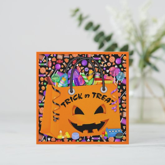 Halloween Party - SRF Kaart (Staand voorkant)