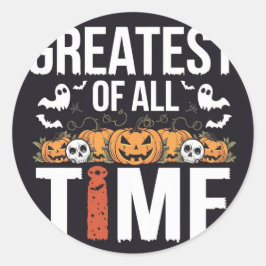 Halloween party stare ronde sticker