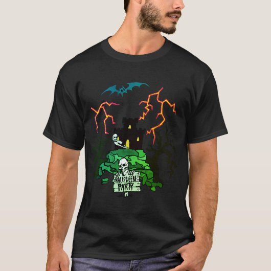 Halloween Party T-shirt (Voorkant)