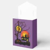 Halloween Party Time in Paars Bedankdoosjes (Geopend)