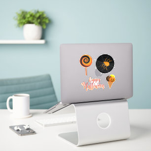 Halloween Party "Treat or Trick" magneetkaart Sticker