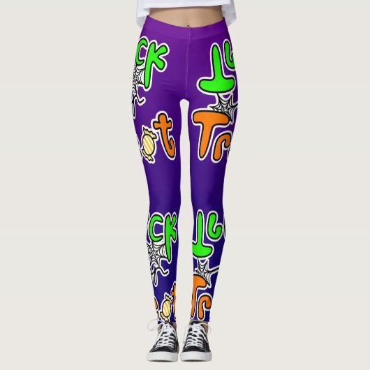 Halloween Party Trick or treat Leggings (Voorkant)