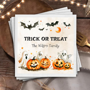 Halloween Party Trick or treat Pumpkin Ghost Servet