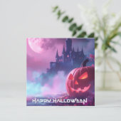 Halloween Party Uitnodiging (Staand voorkant)