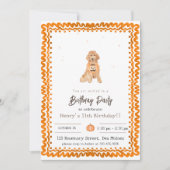 Halloween Party Uitnodiging hond Halloween estheti (Voorkant)