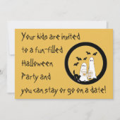 Halloween Party Uitnodiging Ouders hebben date avo (Voorkant)