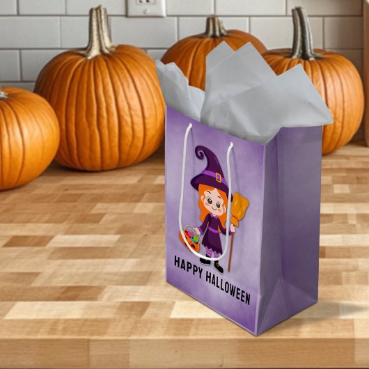 Halloween Party voor Kids Witch Medium Cadeauzakje