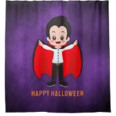 Halloween Party voor kinderen Vampier Douchegordijn (Voorkant)