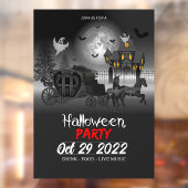 Halloween Party Window Cling Raamsticker (Vel 2)