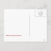 Halloween Party Witch Black Cat Crescent Moon Feestdagenkaart (Achterkant)