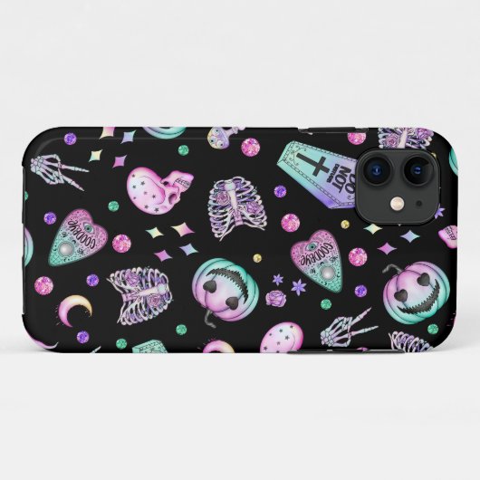 Halloween pastel gothic apothecary and graveyard Case-Mate iPhone case (Achterkant (horizontaal))