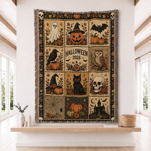 Halloween Patchwork Dekbedset Geweven Dekbed Deken