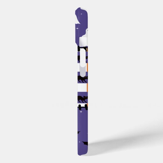 Halloween Patchwork Katten Geesten Case-Mate iPhone Case (Achterkant / Links)