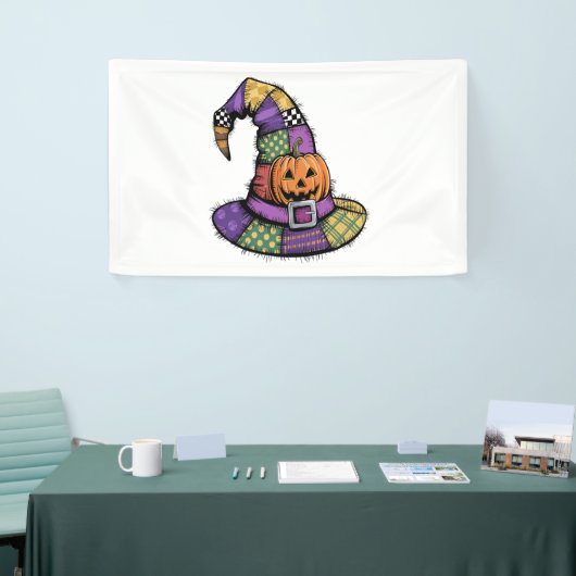 Halloween Patchwork Witch Pet Spooky Spandoek (Beurs)