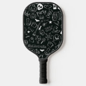 Halloween Patroon 1 Pickleball Paddle (Voorkant)