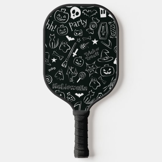 Halloween Patroon 1 Pickleball Paddle (Voorkant)