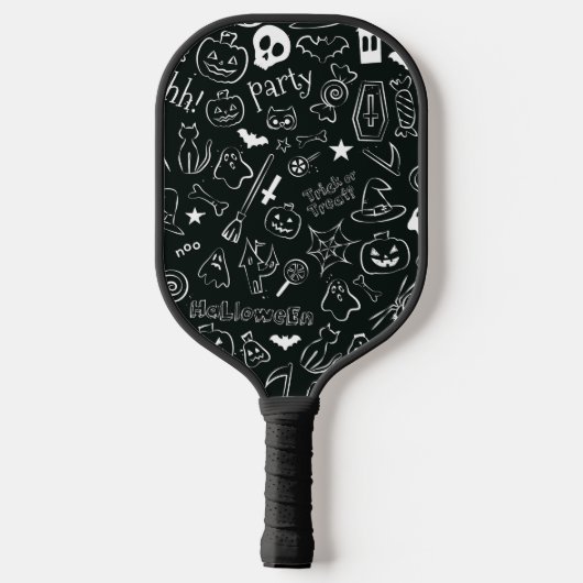 Halloween Patroon 1 Pickleball Paddle (Achterkant)