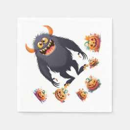 Halloween-patroon Aan Servet