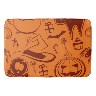 Halloween patroon badmat