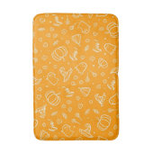 Halloween patroon badmat (Voorkant Verticaal)