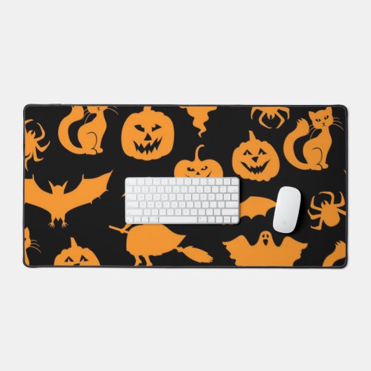 Halloween patroon bureaumat (Keyboard & Muis)