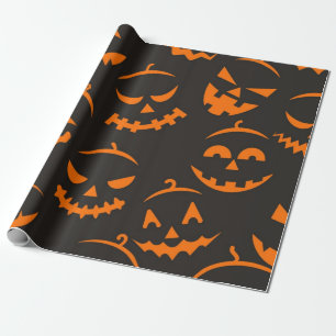 Halloween patroon cadeaupapier