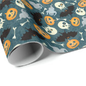 Halloween patroon cadeaupapier (Rol Hoek)